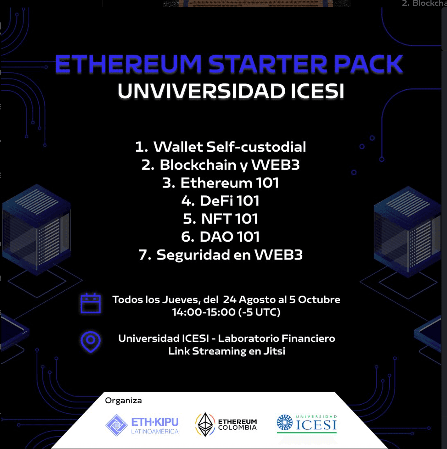 Ethereum Starter Pack - Billeteras Blockchain Self-Custodial