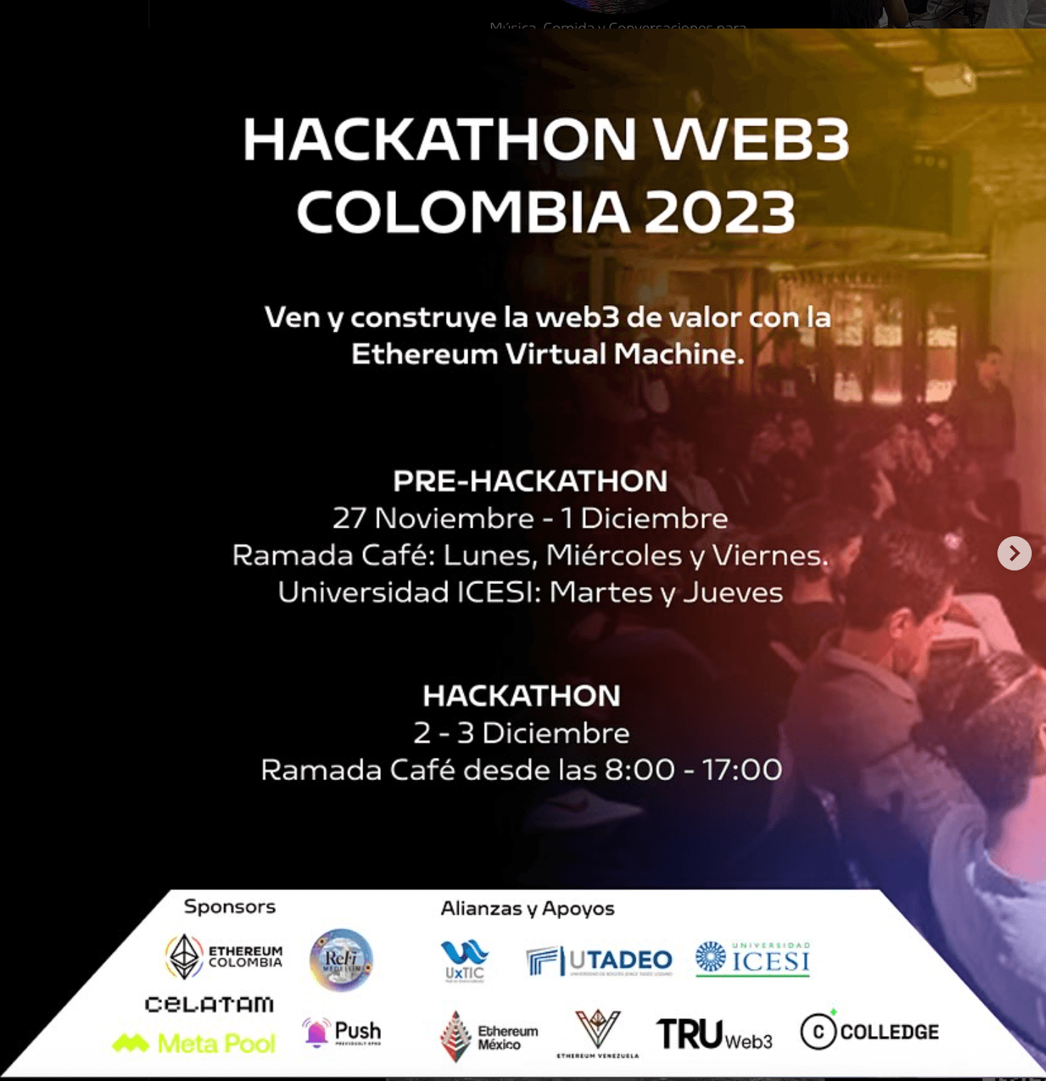 Hackathon WEB3 Ethcolombia