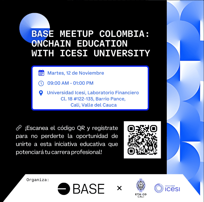 Base Community Meetup #2: Onchain Education with ICESI