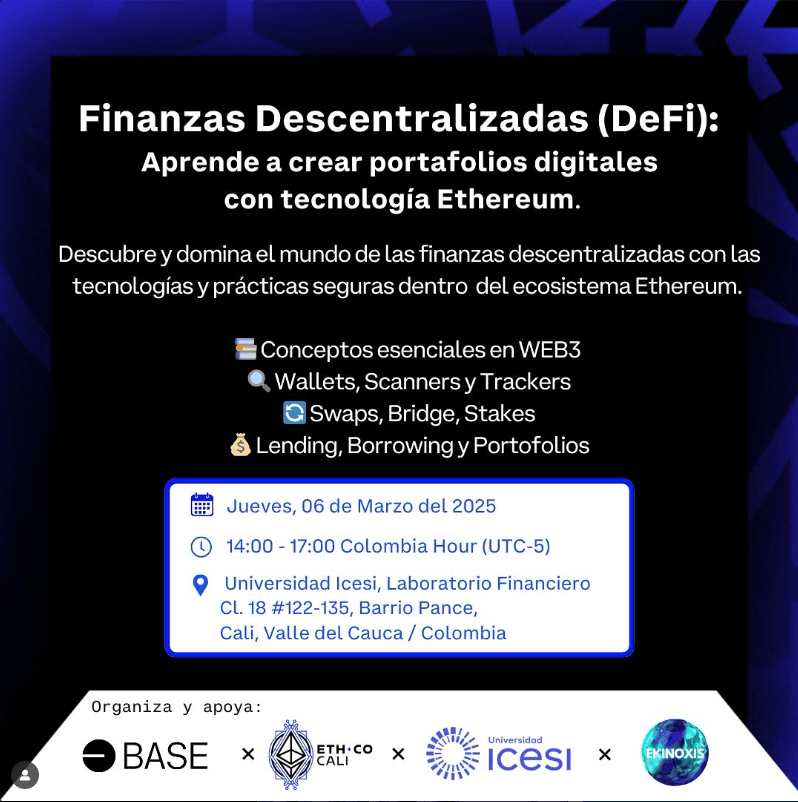 Base Community Meetup #3: Build Digital Portfolios with DeFi & Ethereum